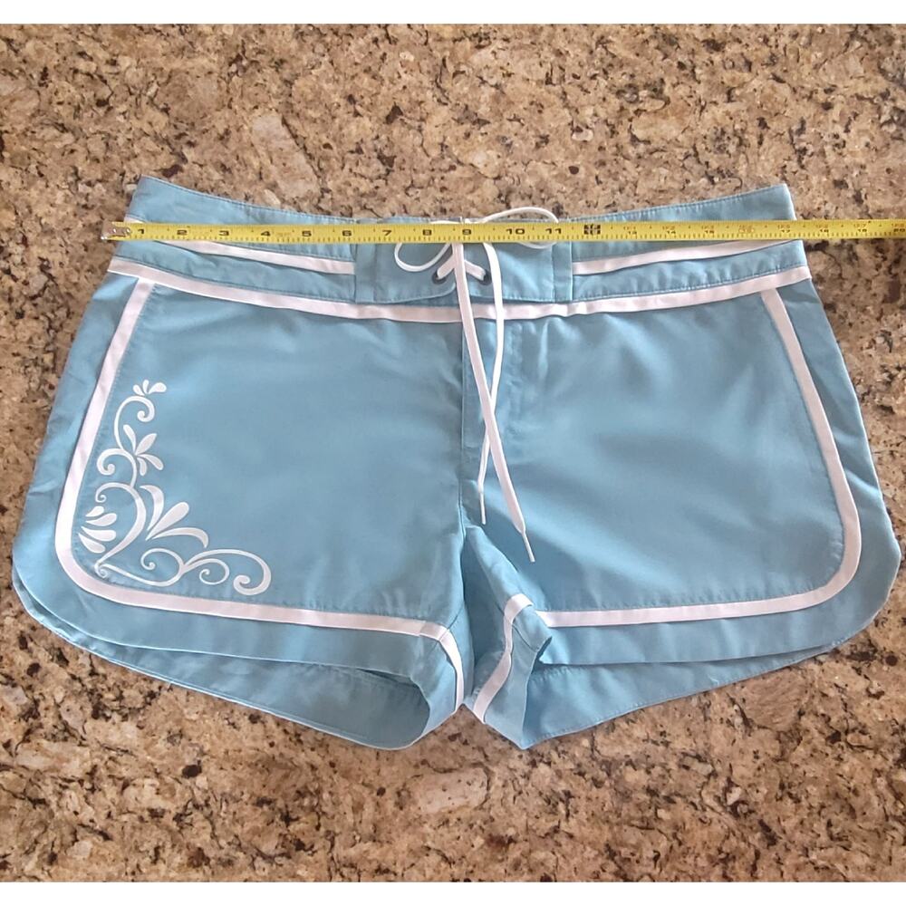 Athleta Tiff Blue Board Swim Shorts Women's Size: 10 Lightweight Summer Surf - Picture 8 of 13